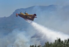 Αλβανία: Δύο καναντέρ από την Ελλάδα στην κατάσβεση των πυρκαγιών σε χωριά της ελληνικής μειονότητας