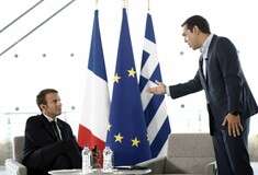 Μακρόν: Η Γαλλία και οι Γάλλοι επιχειρηματίες θα συνεχίσουν να βοηθούν την Ελλάδα