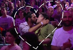 Τα γκέι φιλιά της Eurovision - H Dana τραγουδά και η κάμερα δείχνει πως η αγάπη δεν έχει όριο