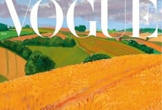Έργο του Ντέιβιντ Χόκνεϊ στο εξώφυλλο της βρετανικής Vogue