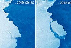 Ένα τεράστιο παγόβουνο 315 δισ. τόνων πάγου αποκολλήθηκε από την Ανταρκτική