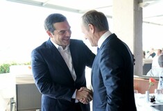 Γεύμα Τσίπρα - Τουσκ: Brexit, προσφυγική κρίση και κυπριακή ΑΟΖ στο επίκεντρο