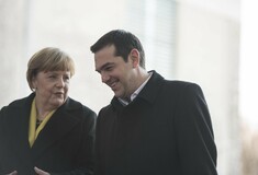 Τηλεφωνική επικοινωνία Τσίπρα με Μέρκελ και Ντάισελμπλουμ