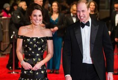 Η Κέιτ Μίντλετον και ο πρίγκιπας Ουίλιαμ μαζί με τους μεγάλους σταρ στο κόκκινο χαλί των BAFTA
