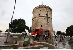 Χωρίς νερό το κέντρο της Θεσσαλονίκης και κλειστά σχολεία μετά την χθεσινή κακοκαιρία