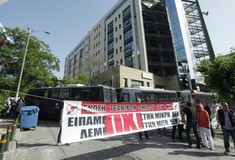 Συγκέντρωση διαμαρτυρίας εργαζομένων της ΔΕΗ για τις λιγνιτικές μονάδες