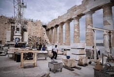 Η αποκατάσταση του Παρθενώνα - Εντυπωσιακές φωτογραφίες από τις εργασίες στην Ακρόπολη