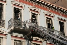 Οικία του Αλ. Σούτσου το νεοκλασικό όπου ξέσπασε φωτιά- Μενδώνη: Θα αποκατασταθεί