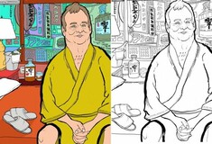 O Bill Murray σε μπλοκ ζωγραφικής!