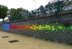 Street art με οριγκάμι στους δρόμους της Γαλλίας.