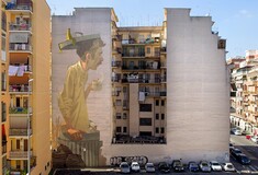 To mural των Etam Cru για την οικονομική κρίση της Ευρώπης 
