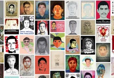 Τα πορτρέτα των 43 αγνοουμένων μεξικανών φοιτητών.