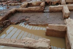 Μάλια: Πλημμύρισε ο αρχαιολογικός χώρος - Φωτογραφίες