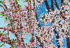 Τα νέα έργα του Ντάμιεν Χιρστ: Μπουσίντο, ανθισμένες κερασιές και κρυπτονομίσματα
