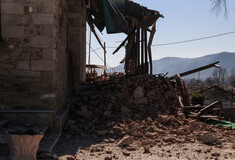 Ζημιές από τον σεισμό στην Ελασσόνα
