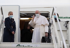 Ιστορική επίσκεψη του πάπα Φραγκίσκου στη Βαγδάρτη