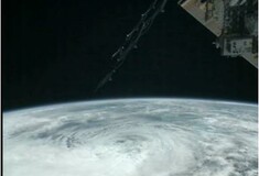 O τυφώνας Sandy από το διάστημα