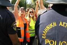 Ένταση και χημικά στη Βασιλίσσης Σοφίας