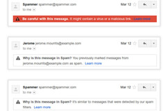 Γιατί χαρακτηρίζει η Google ένα μήνυμα ως «Spam»;