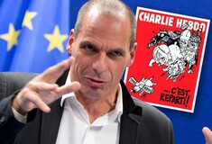 Βαρουφακης στο Charlie hebdo: H φορολόγηση της εκκλησίας και η αφαίμαξη του λαού