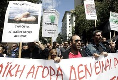 Συγκεντρώσεις και πορείες σήμερα από τους παραγωγούς των λαϊκών αγορών