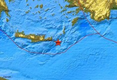 Ισχυρός μετασεισμός 5,4 Ρίχτερ στην Κρήτη