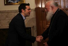 Τσίπρας προς Ιερώνυμο: Αρωγός η πολιτεία στις προσπάθειες σας