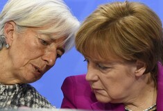 Μέρκελ και Λαγκάρντ συναντώνται στο Βερολίνο- Το tweet της σιδηράς κυρίας του Ταμείου για το προσφυγικό