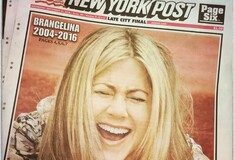 Το πιο μοχθηρό εξώφυλλο για το διαζύγιο Πιτ - Τζολί ανήκει στη New York Post