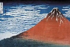 Ο Hokusai πίσω από το Μεγάλο Κύμα