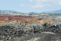 Μεγάλα προβλήματα από την κατολίσθηση στο ορυχείο Αμυνταίου - Σε κατάσταση έκτακτης ανάγκης οι Ανάργυροι