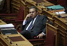 O Καμμένος ζήτησε σιγή από τους βουλευτές και τα στελέχη των ΑΝΕΛ