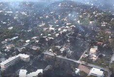 Βίντεο καταγράφουν το μέγεθος της καταστροφής - Εναέρια πλάνα από τις πληγείσες περιοχές