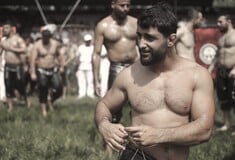 Kirkpinar oil wrestling: 25 φωτογραφίες από τους σημαντικότερους αγώνες πάλης με λάδι στον κόσμο, στην Αδριανούπολη