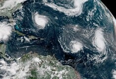 Πέντε κυκλώνες ταυτόχρονα στον Ατλαντικό Ωκεανό - Είναι η δεύτερη φορά στην ιστορία