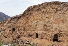 Archaeologists identify 3,200-year-old temple mural of spider god in Peru