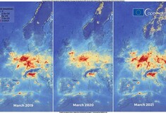 Copernicus: Η ατμοσφαιρική ρύπανση στην Ευρώπη επανήλθε σε επίπεδα προ πανδημίας τον Μάρτιο