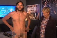 Έλεν ΝτεΤζένερις: Οι viral τηλεοπτικές στιγμές από την εκπομπή της - Όταν ο Κούτσερ εμφανίστηκε γυμνός