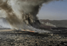 Βαρυμπόμπη: Η φωτιά από ψηλά - Συγκλονιστική φωτογραφία από το πύρινο μέτωπο