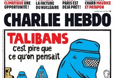 Το εξώφυλλο του Charlie Hebdo για τους Ταλιμπάν στο Αφγανιστάν