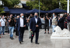 Το «αντίο» Κουτσούμπα σε Μίκη Θεοδωράκη: «Δεν φαντάζομαι αγώνες χωρίς τραγούδι, τραγούδι χωρίς αγώνα»