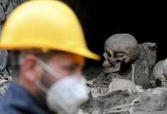 Εντοπίστηκε σκελετός που είχε θαφτεί από την έκρηξη του Βεζούβιου