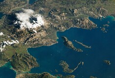 Τα συννεφιασμένα Ακαρνανικά Όρη από το διάστημα - Η Φωτογραφία αστροναύτη της NASA 