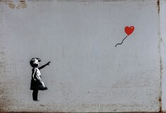 Δύο έργα του Banksy που είχε στη συλλογή του ο Ρόμπι Γουίλιαμς πωλήθηκαν 7,2 εκατ. αγγλικές λίρες σε δημοπρασία