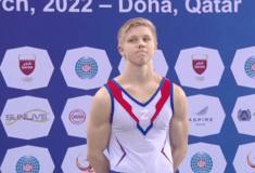 Ρώσος αθλητής εμφανίστηκε στο Παγκόσμιο κύπελο ενόργανης με σύμβολο υπέρ της εισβολής στην Ουκρανία 