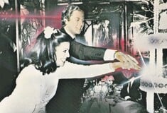 Στο γαμήλιο πάρτι των Χριστίνας Ωνάση-Τιερί Ρουσέλ, στις 17 Μαρτίου 1984