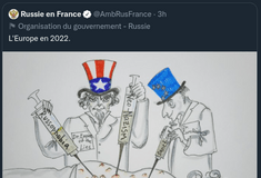 Οργή στη Γαλλία για το tweet της ρωσικής πρεσβείας με σκίτσο για την Ευρώπη - Κάλεσαν τον πρέσβη για εξηγήσεις