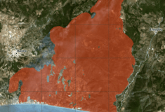 Πάνω από 25.000 στρέμματα γης έγιναν στάχτη στο δάσος της Δαδιάς - Εικόνα από δορυφόρο