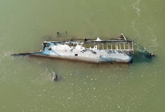 The drying Danube River reveals explosive-laden WWII Nazi warships