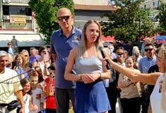 Αντιγόνη Ντρισμπιώτη: Θερμή υποδοχή στην Καρδίτσα μετά τα δύο χρυσά μετάλλια 